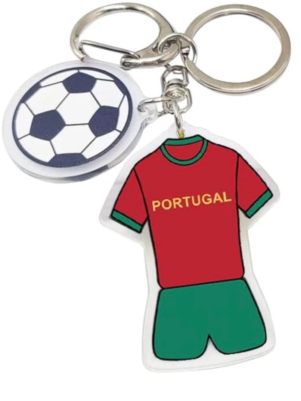 Portugal 2026 World Cup Soccer Jersey Keyring Bag charm NWOT
